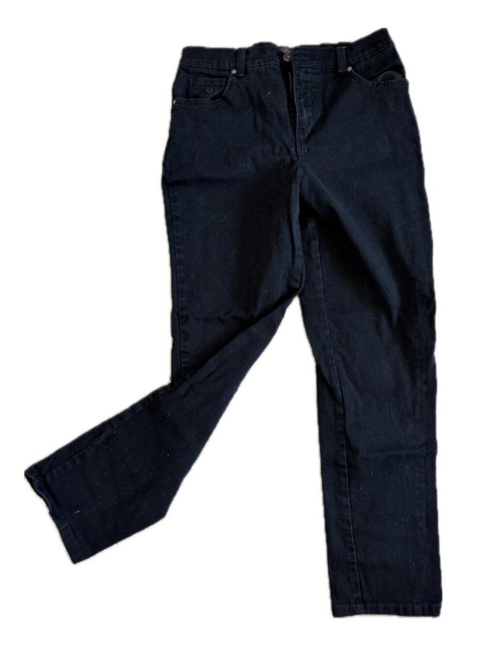 Gloria Vanderbilt Black Jeans Amanda Size 8